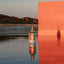 4711 Acqua Colonia Fig & Vetiver Shootingbild am Strand mit angestrahltem Flakon