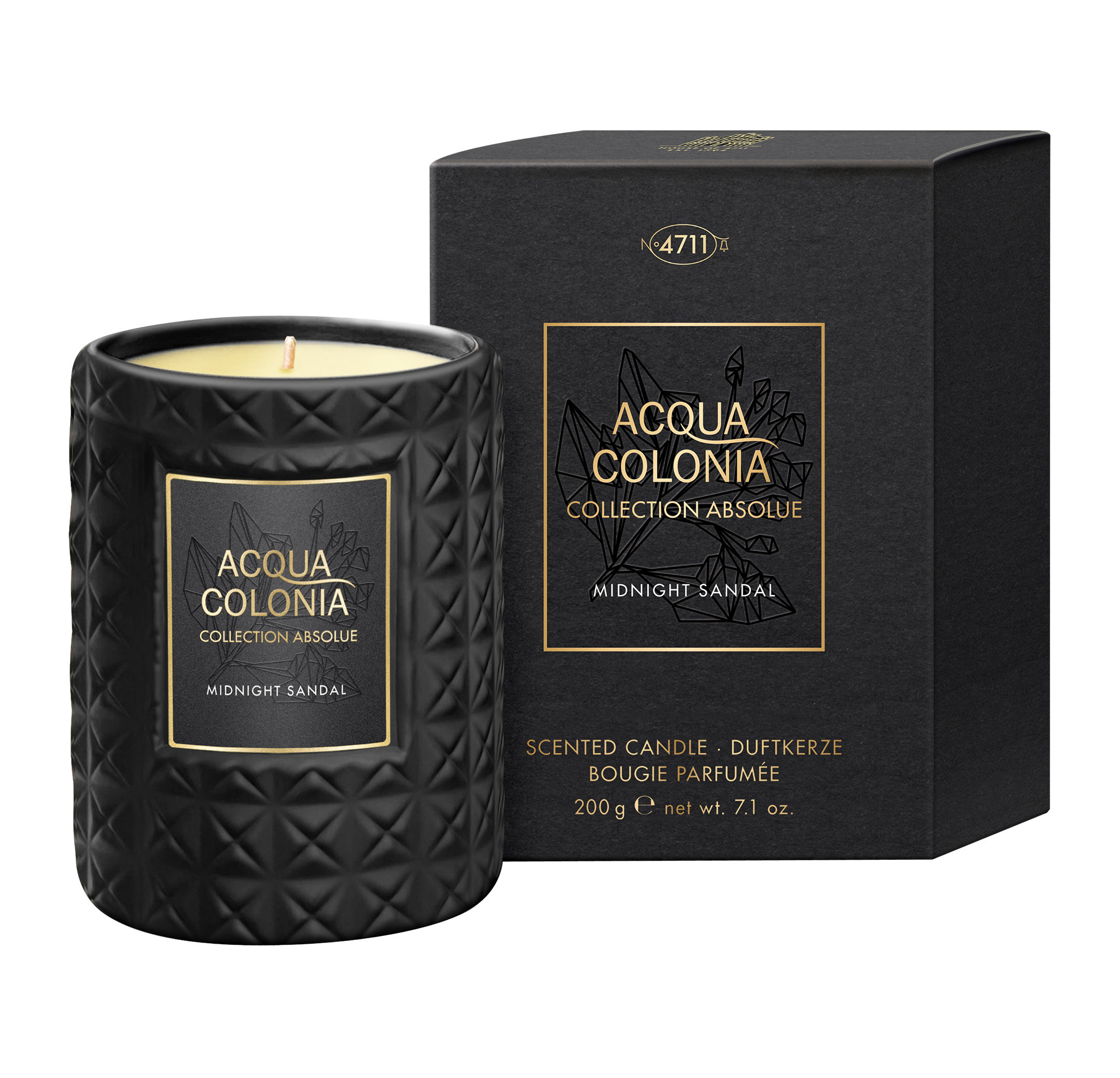 4711 Acqua Colonia Collection Absolue Midnight Sandal scented candle