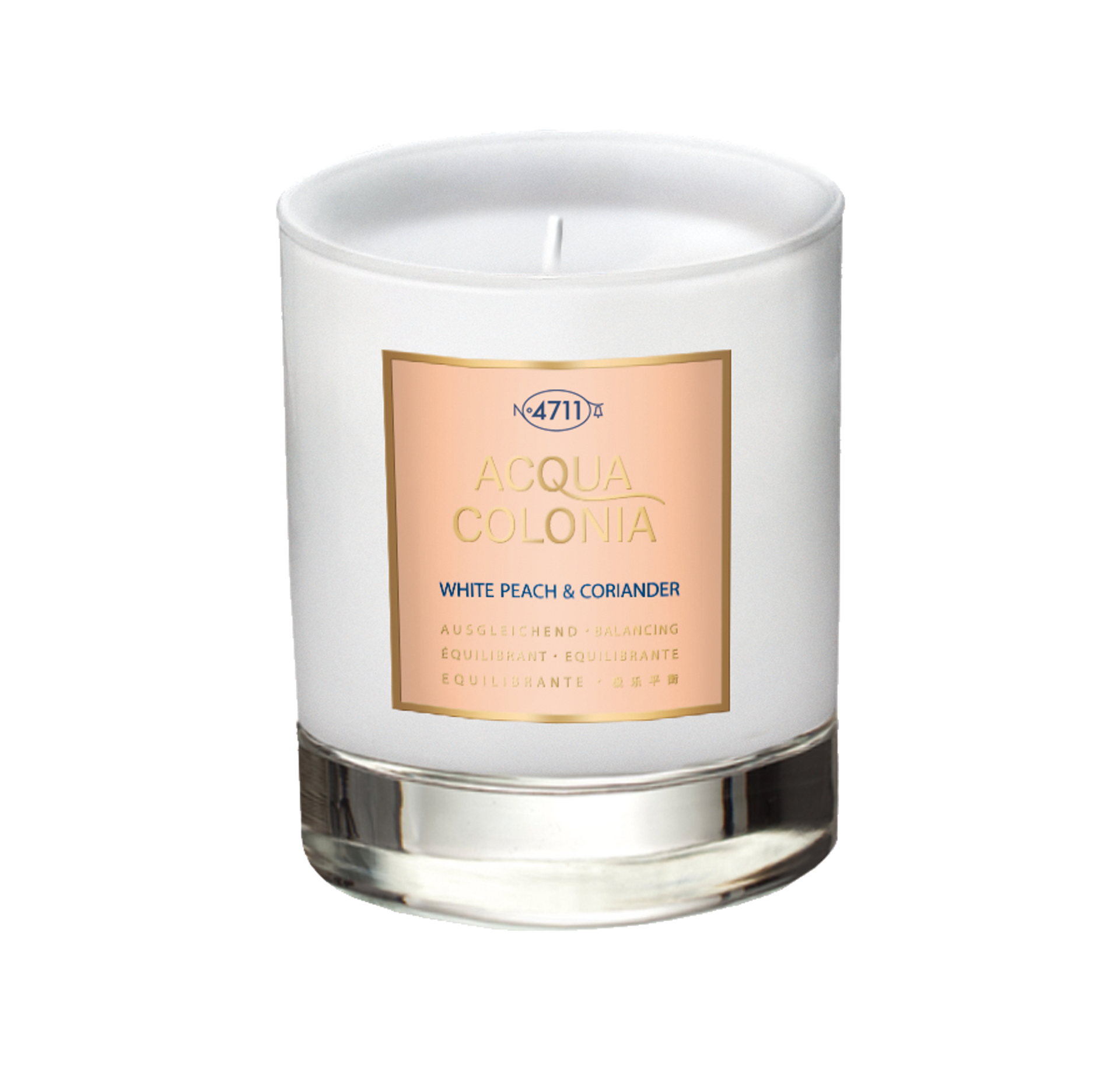 4711 Acqua Colonia White Peach & Coriander scented candle